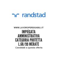 Impiegata amministrativa categoria protetta L.68/99 MERATE